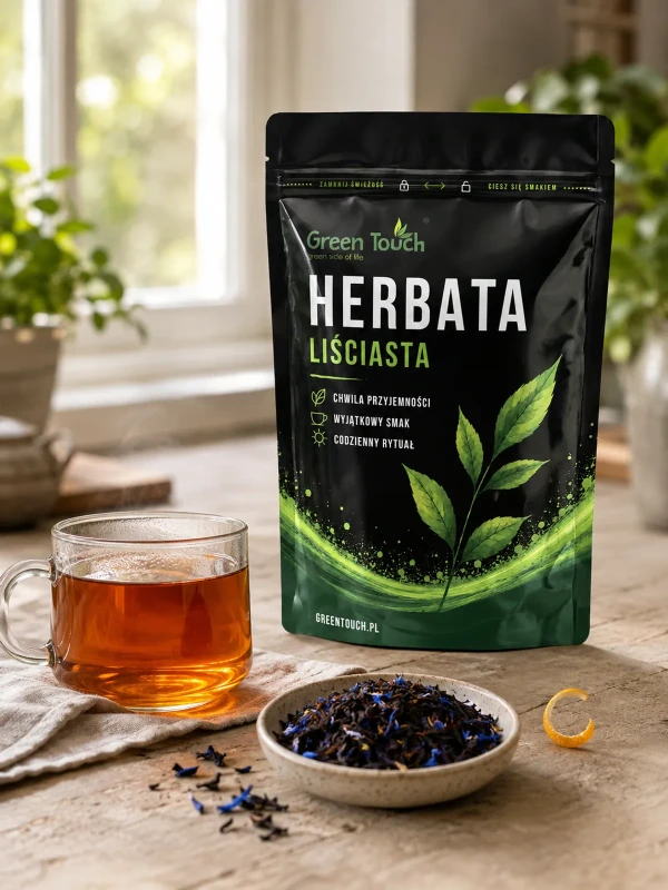 Earl Grey Blue niebieski Assam 100 g - herbata czarna z bławatkiem