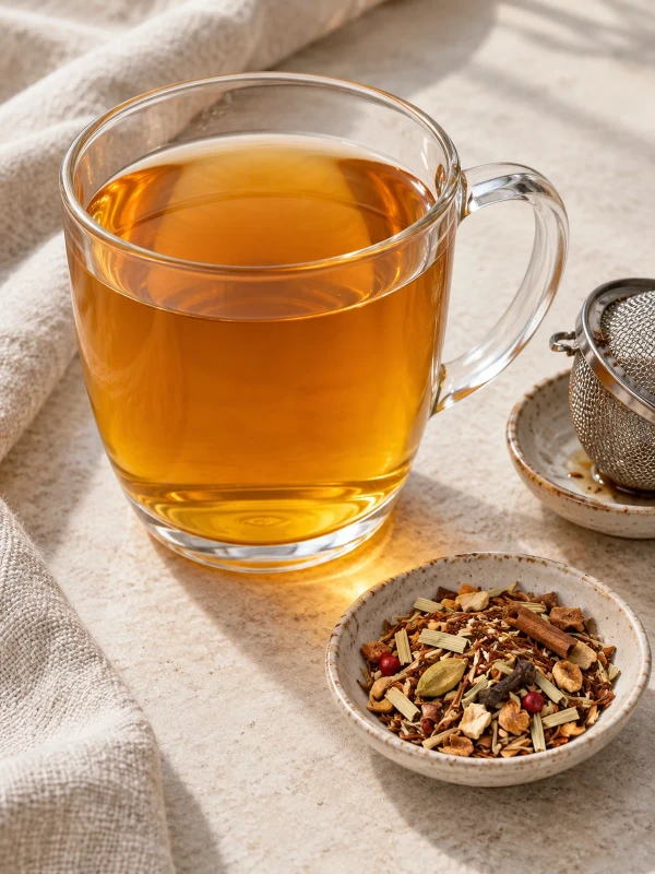 Herbatka ziołowa korzenna na aktywny dzień 50 g imbir żeń szeń cytryna