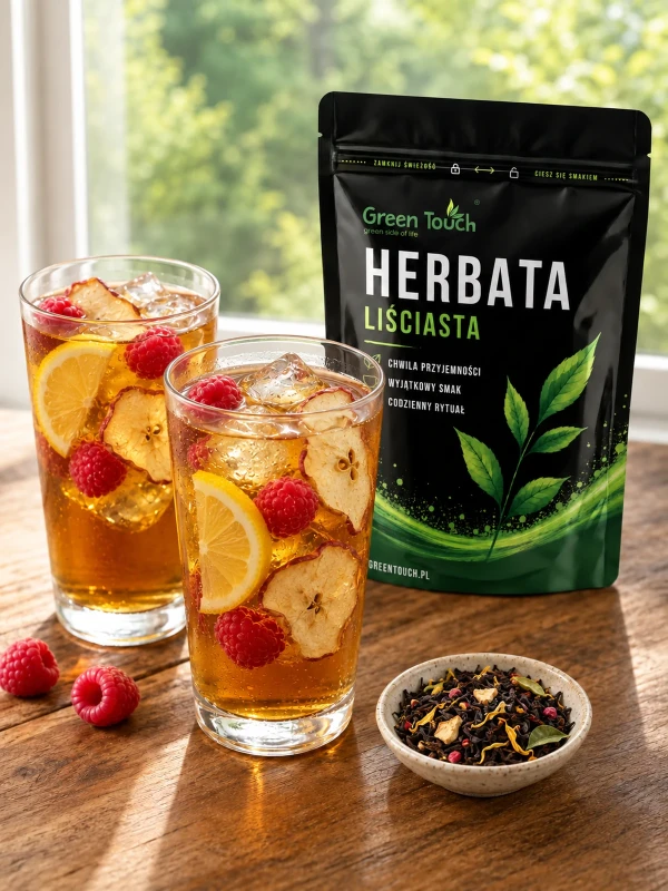 Herbata czarna Powiew Wiosny 50 g z maliną i nutą cytrusów
