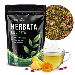 Herbata zielona Sunny Smile 50 g owocowo-kwiatowa z ananasem i różą