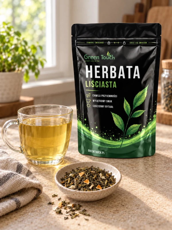 Herbata zielona Orange Twist 50 g z pomarańczą, jaśminem i maliną