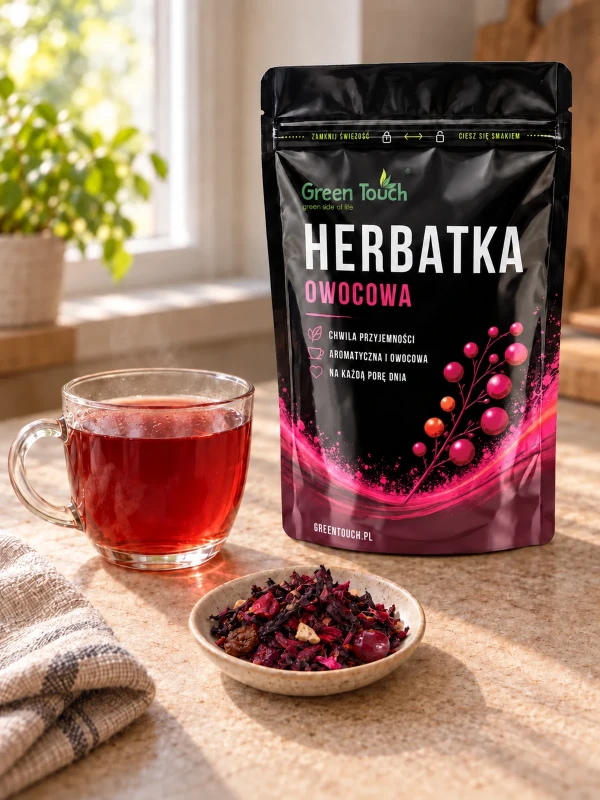 Herbata owocowa Wieczór w Lesie 100 g wiśnia truskawka żurawina jabłko