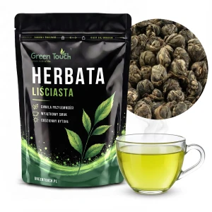 Long Zhu 50 g herbata zielona jaśminowa premium perły smaku i aromatu
