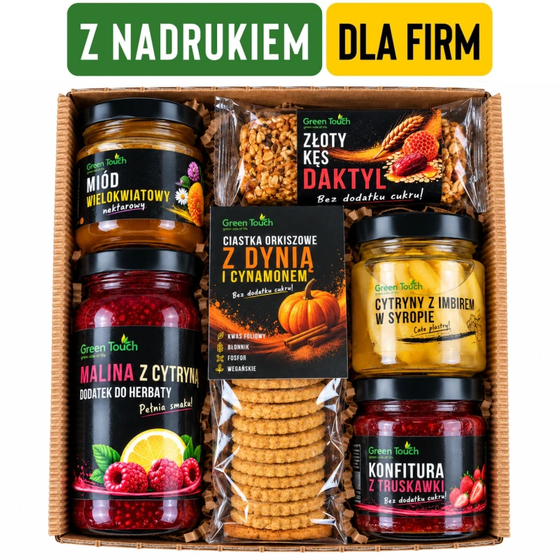 Prezent dla firm z logo – zestawy BX 20 × 20 cm z nadrukiem