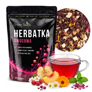 Herbata owocowa Owocowa Miętka 100 g owocowa smak lata mięta róża nagietek