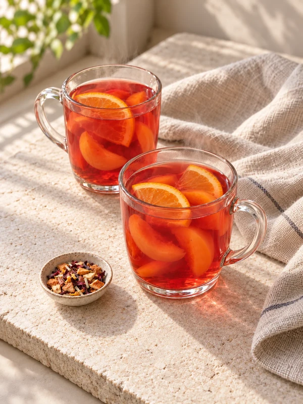 Herbata owocowa Morelowy Ogród 100 g morela jabłko pomarańcza hibiskus