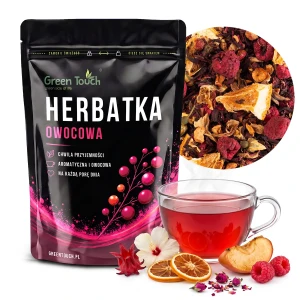 Herbata owocowa Pomarańczowy Dotyk 50 g z owocami i białym hibiskusem