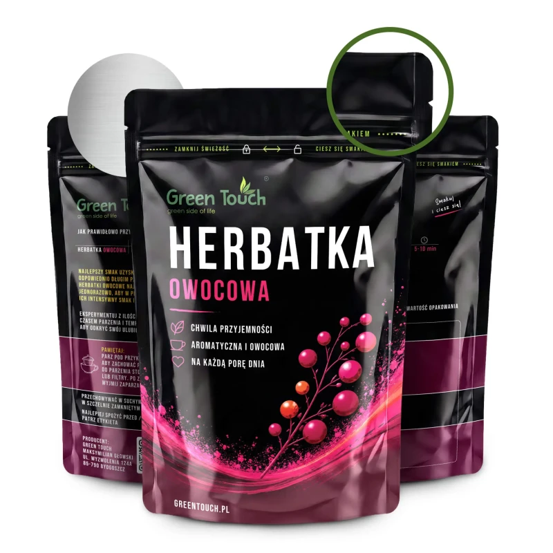Herbata owocowa Pomarańczowy Dotyk 50 g z owocami i białym hibiskusem