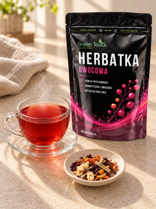 Herbata owocowa Owocowy Poranek 50 g miechunka brzoskwinia agrest lilia