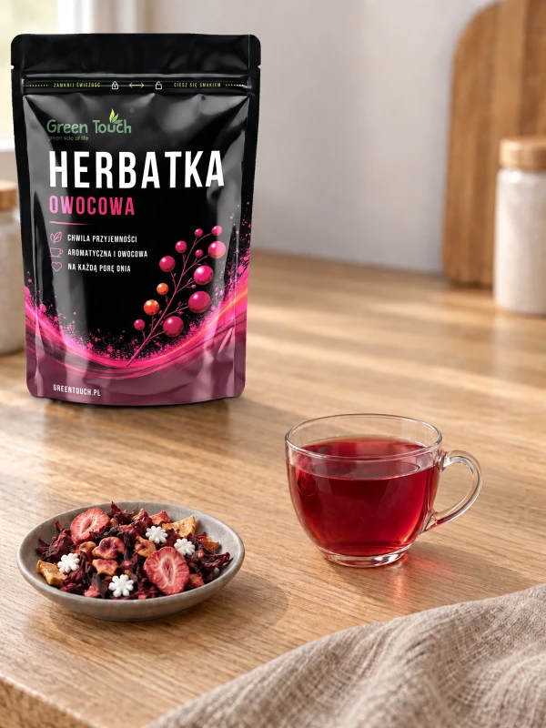 Herbata owocowa Zimowy Ogród 100 g świąteczna owoce liofilizowane wiśnia
