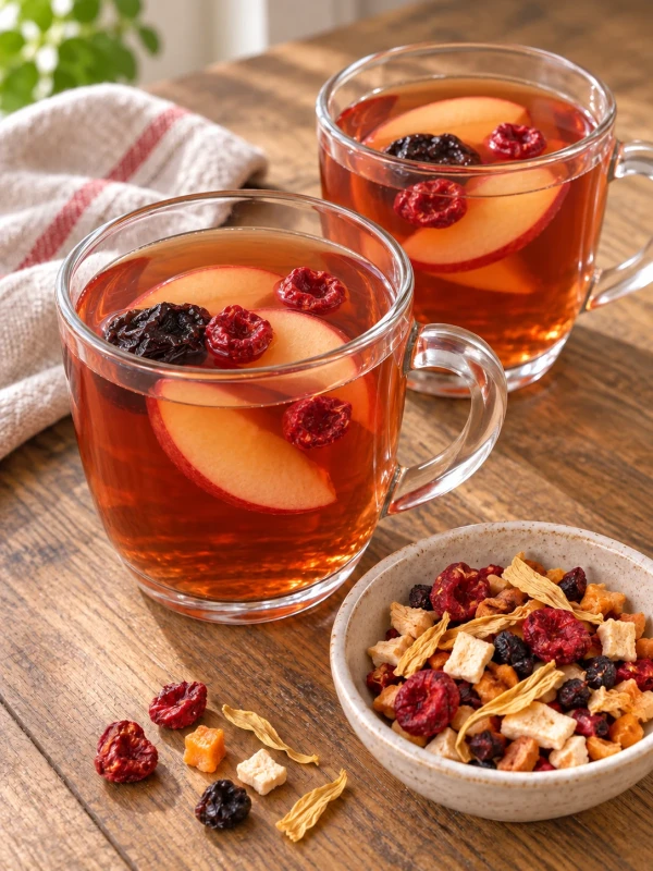Herbata owocowa Cherry Sunset 50 g wiśnia śliwka brzoskwinia jarzębina