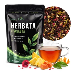 Herbata czarna Kwiat Kobiecości 50 g ananas papaja pomarańcza bławatek serduszka