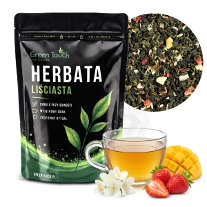 Herbata oolong Mango & Strawberry 50 g mango truskawka jaśmin owocowa aromatyczna świeża mieszanka