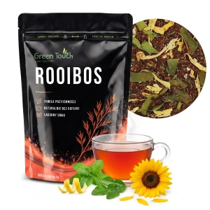 Herbata rooibos Letnie Orzeźwienie 100 g sypana mięta cytryna limonka liść