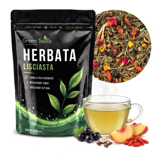 Herbata zielona Brzoskwiniowa Aleja 50 g brzoskwinia, porzeczka i jagody