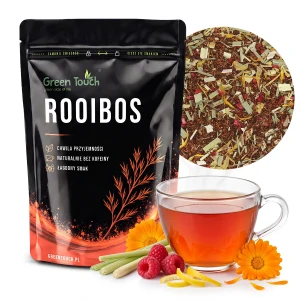 Herbata rooibos Malinowy Cytrus 100 g sypana malina cytryna trawa cytrynowa