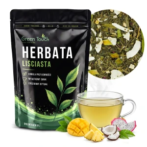 Herbata zielona Sencha Paradise 50 g sencha mango ananas kokos pitaya tropikalna