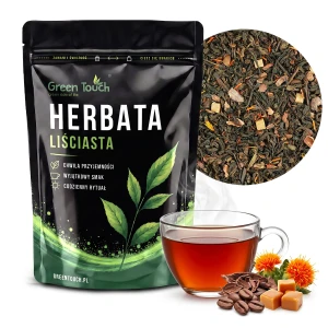 Herbata czerwona Pu Erh Karmelowa 50 g karmel kawa kakao deserowa słodka aromatyczna mieszanka