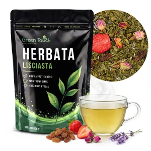 Herbata zielona Truskawki w Szampanie 50 g z truskawką i lawendą