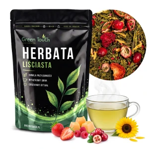 Herbata zielona Rajski Sad 50 g z liofilizowaną truskawką i melonem