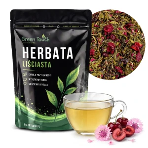 Herbata zielona Kwitnąca Wiśnia 50 g Sencha z wiśnią i nutą kwiatów