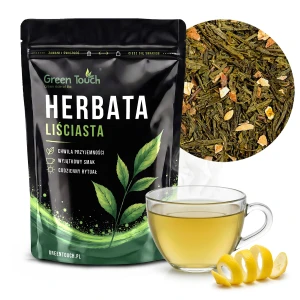 Herbata zielona Cytrynowa 50 g z cytryną świeża i orzeźwiająca