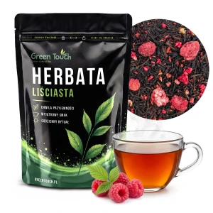 Herbata czarna Malinowa 50 g malina liofilizowana Ceylon z maliną