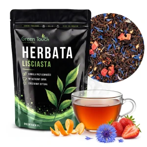 Herbata czarna Kusząca Truskawka 50 g owocowa truskawkowa aromatyczna
