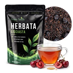 Herbata czarna Wiśnie w Rumie 50 g wiśniowo-rumowa z wiśnią kandyzowaną