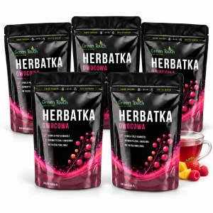 Zestaw herbat owocowych 5 szt w torebkach prezent upominek herbaty premium