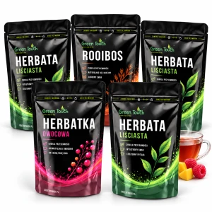 Zestaw herbat mieszanych 5 szt w torebkach prezent upominek herbaty premium