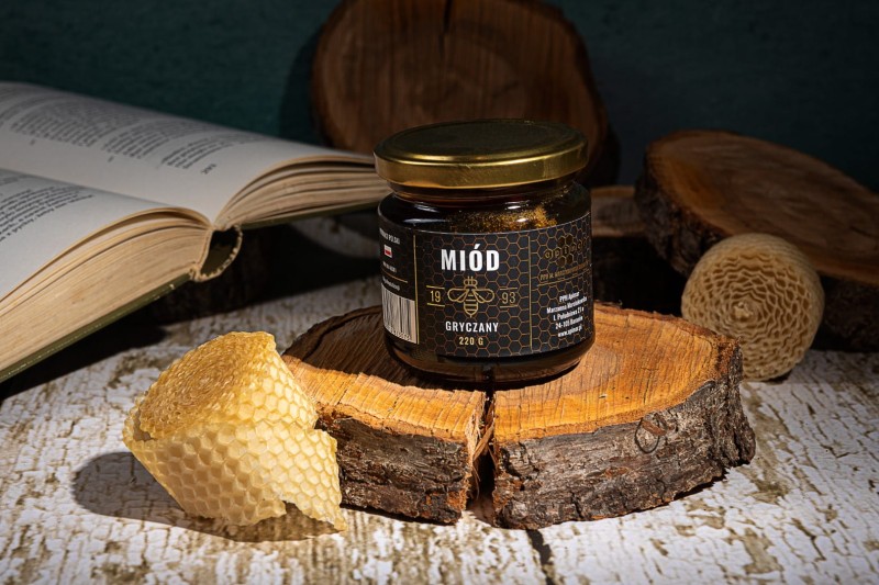 Naturalny miód gryczany 220 g