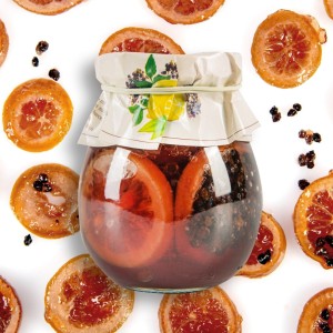 Cytrynki z czarnym bzem w syropie 270g