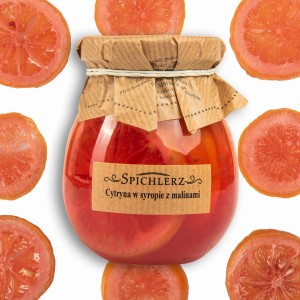 Cytryny w syropie z maliną 260 g