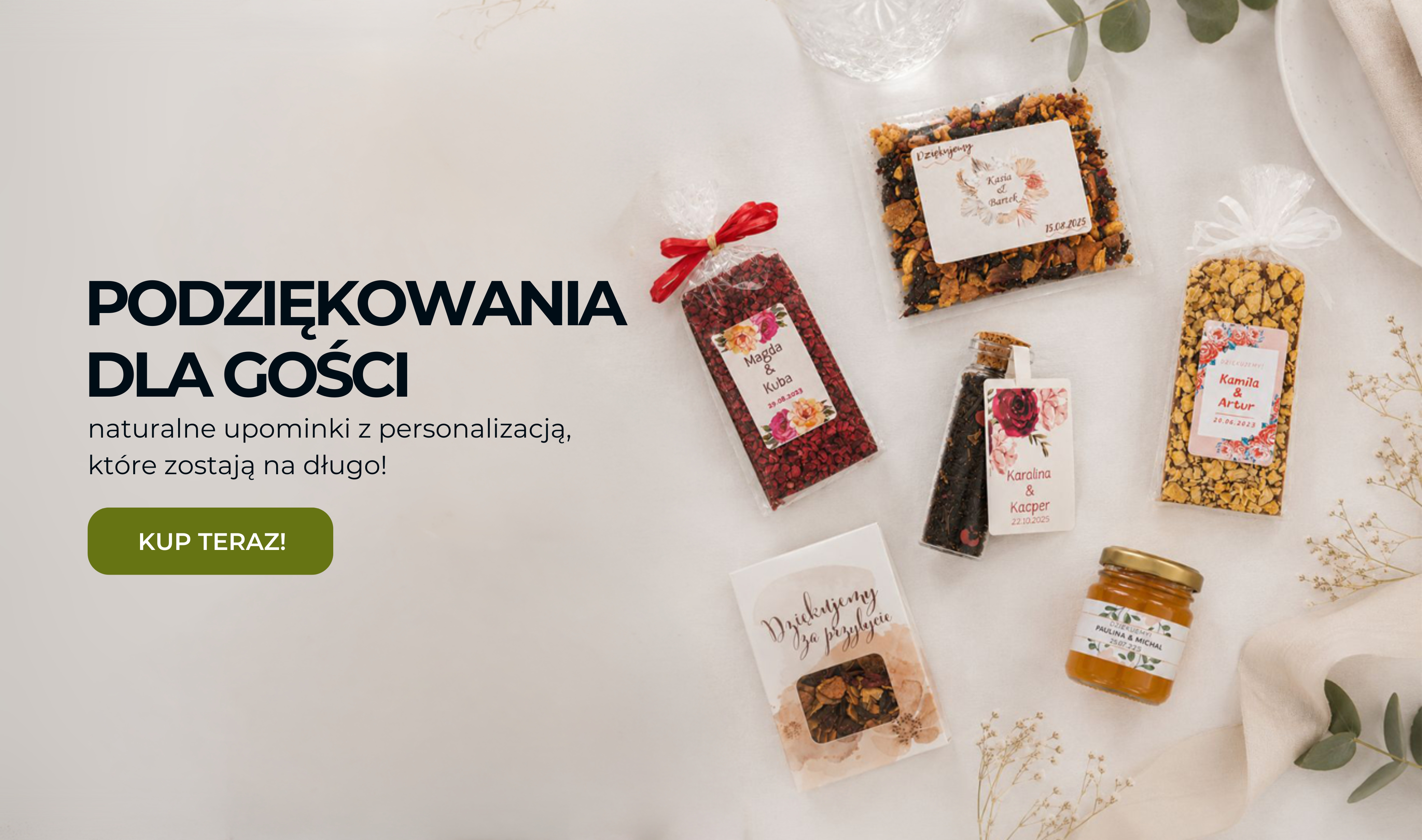 Podziękowania dla gości Green Touch