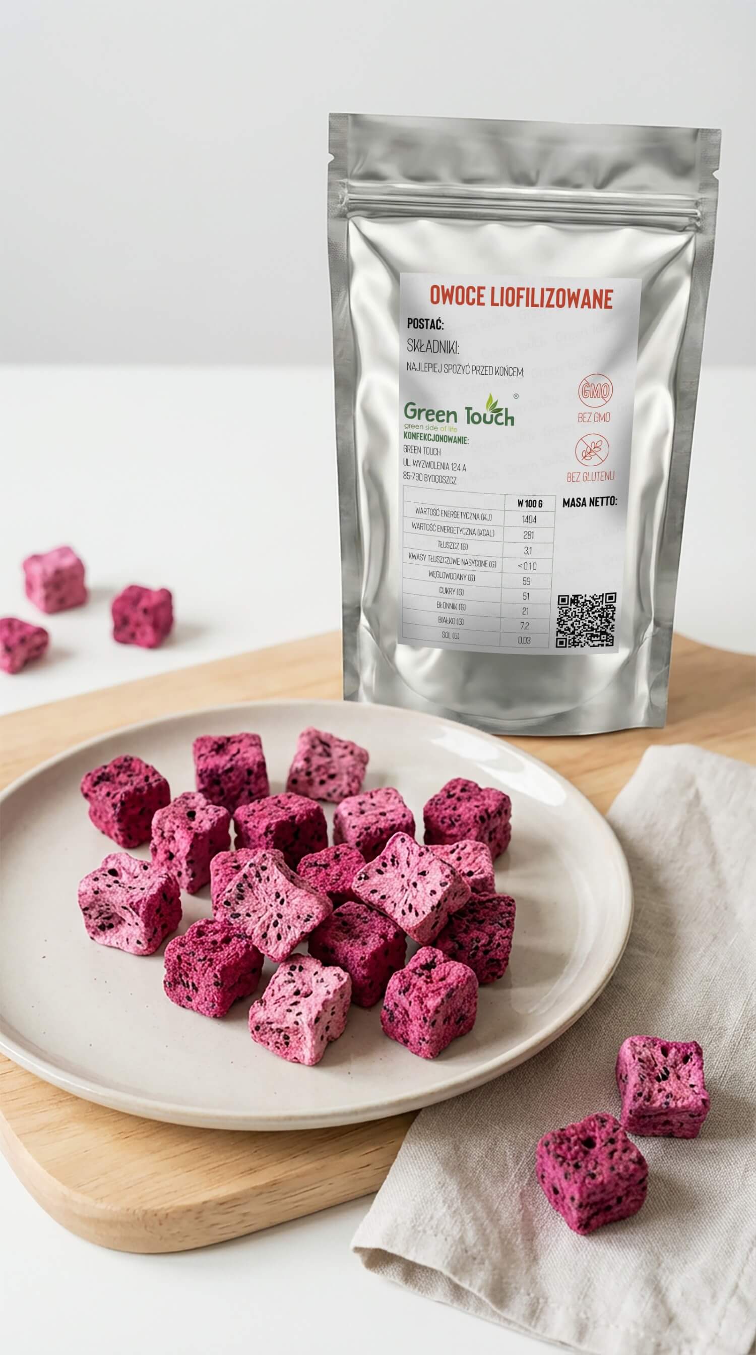 SMOCZY OWOC LIOFILIZOWANY kostki Dragon Fruit PITAJA LIOFILIZOWANA (5).jpg