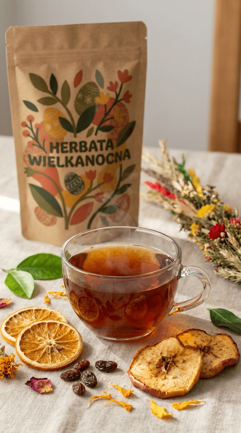 HERBATA CZARNA WIELKANOCNA BABKA 50 g na prezent ozdobna torebka upominek (1).jpg
