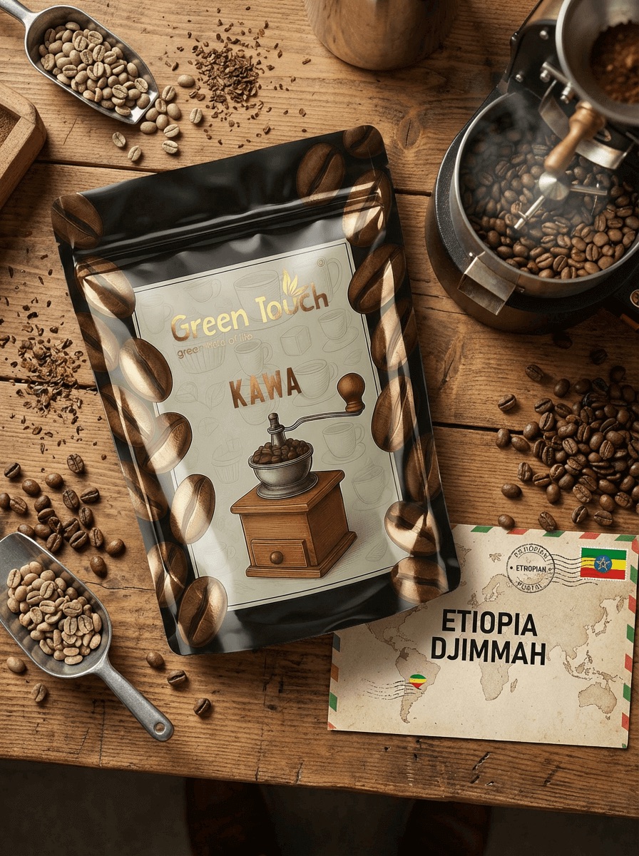 Kawa Etiopia Djimmah 200 g.jpeg