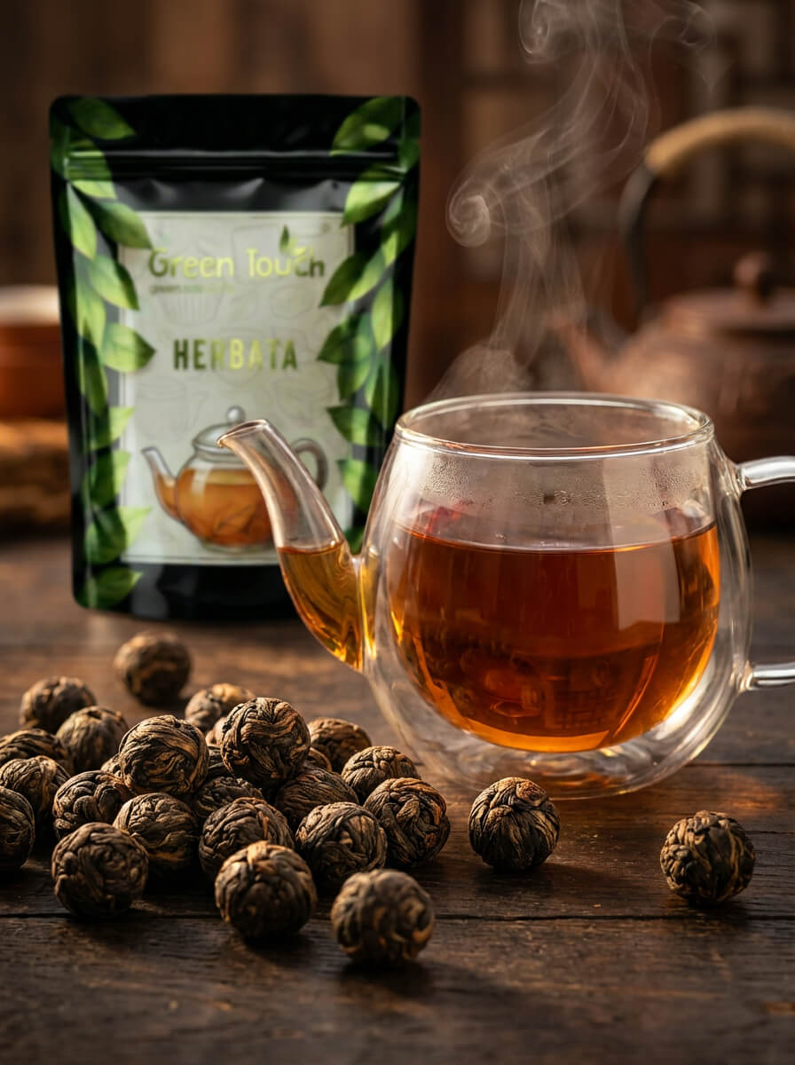 Long Zhu Black 50 g herbata czarna Dragon Pearl ręcznie zwijana liściasta (2).jpeg