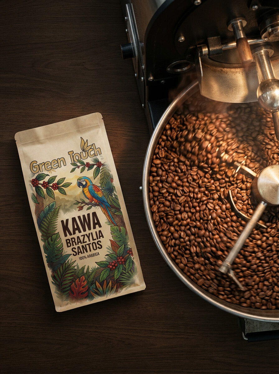 KAWA ziarnista BRAZYLIA SANTOS 100% arabica świeża 1 kg Green Touch (2).jpeg