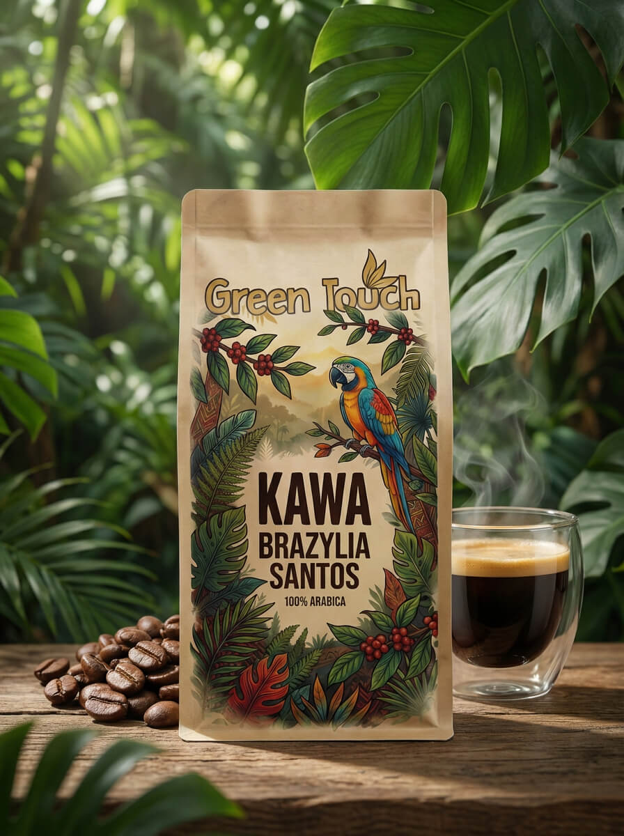 KAWA ziarnista BRAZYLIA SANTOS 100% arabica świeża 1 kg Green Touch (4).jpeg