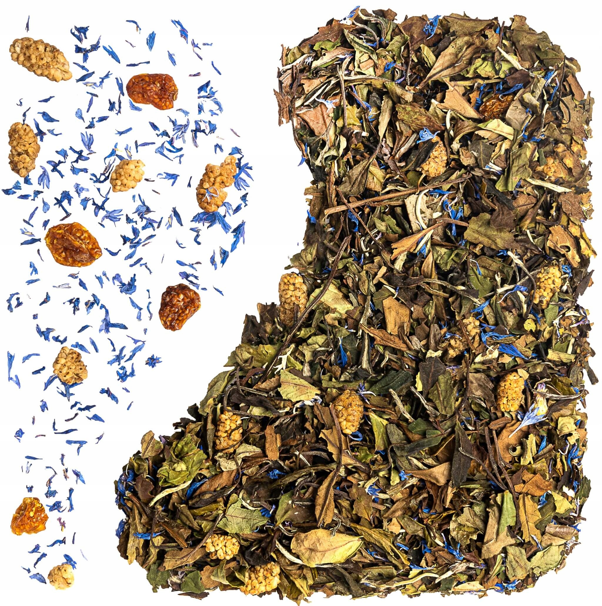 Eldorado 50 g herbata biała liściasta China Pai Mu Tan z jagodą inkaską, morwą i bławatkiem (1).jpeg