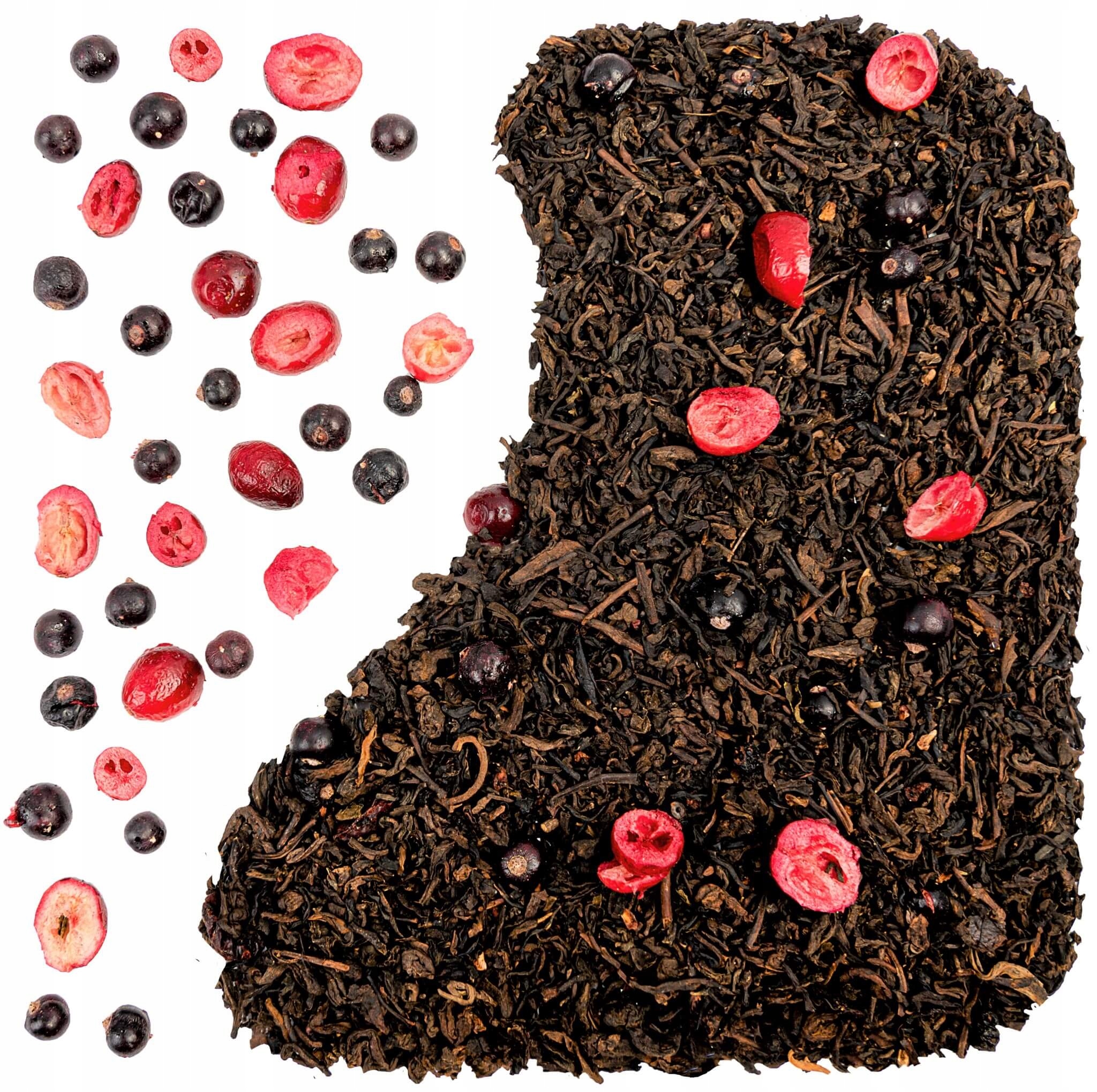 Herbata czerwona liściasta PU-ERH RUBINOWA 50 g MALINA ŻURAWINA PORZECZKA (1).jpeg