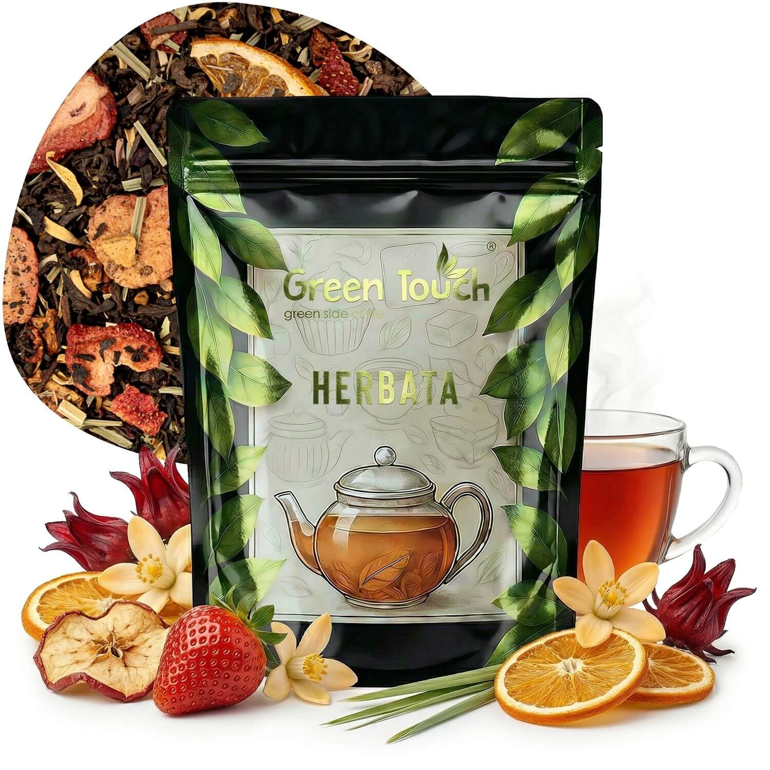 Herbata czerwona PU-ERH RIO 50 g LIŚCIASTA OWOCOWA TRUSKAWKA POMARAŃCZA (2).jpeg
