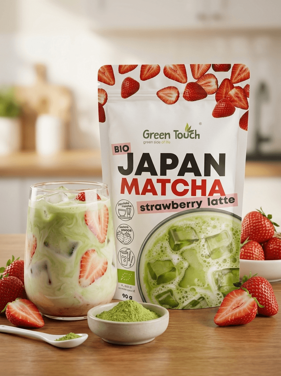Herbata zielona BIO MATCHA JAPOŃSKA LATTE TRUSKAWKOWA 90 g Green Touch (10).jpg