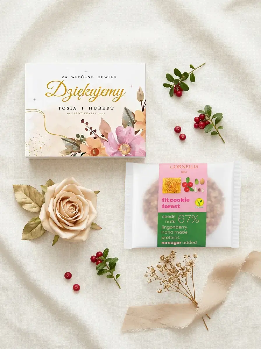 Podziękowanie dla gości upominek ślub wesele komunia chrzest zestaw miód z maliną i herbata w pudełku z nadrukiem (2).jpeg