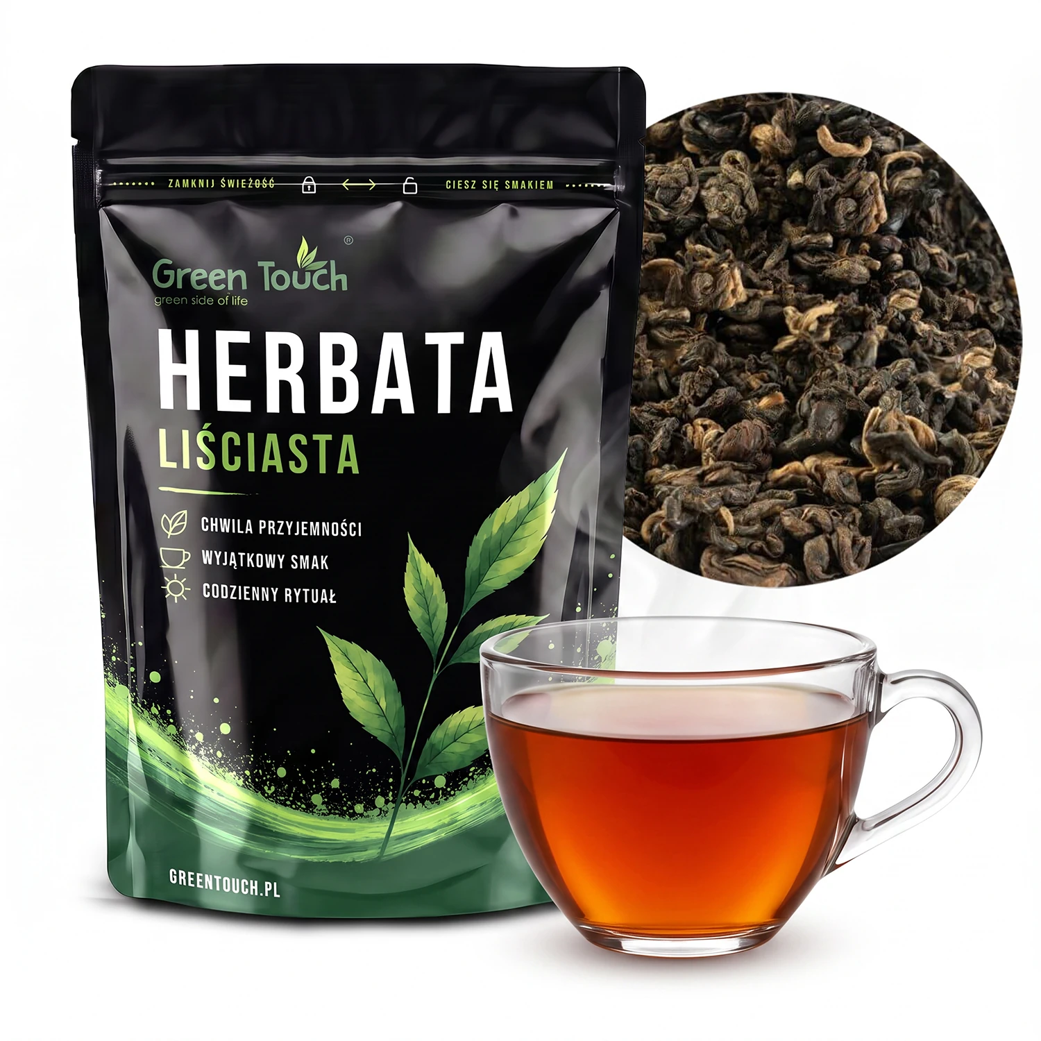 Yun Ming Czarny 50 g – herbata czarna, opakowanie i napar