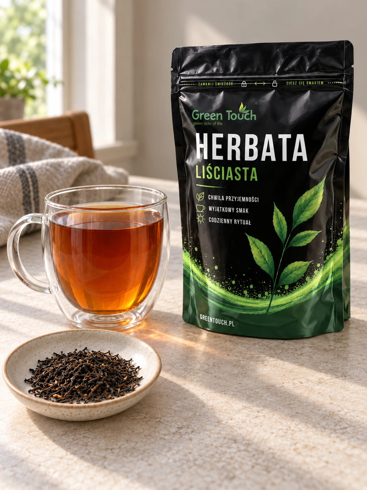 Yunnan Black Premium 50 g – torebka i napar