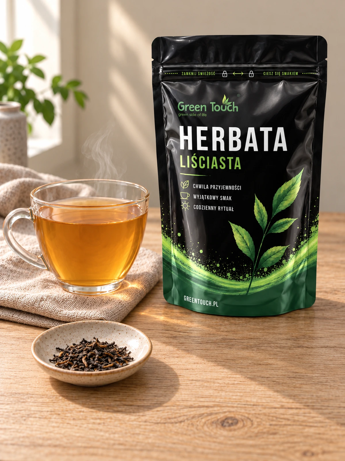 Darjeeling Himalayan Second Flush 50 g – aranżacja z herbatą