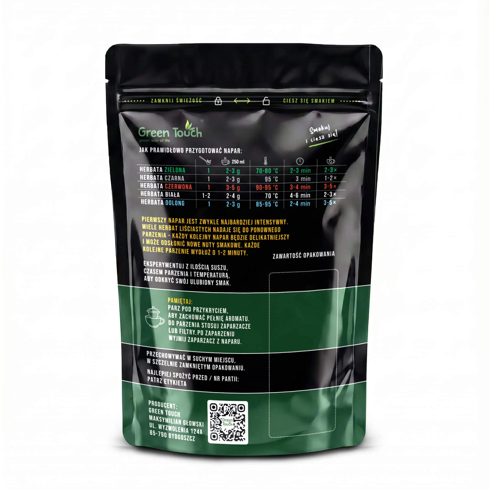 Powiew Wiosny 50 g – tył opakowania